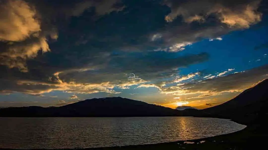Sheosar Lake in Evening