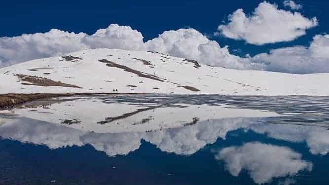 Sheosar Lake in Winter