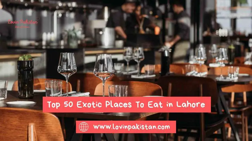 Places To Eat in Lahore