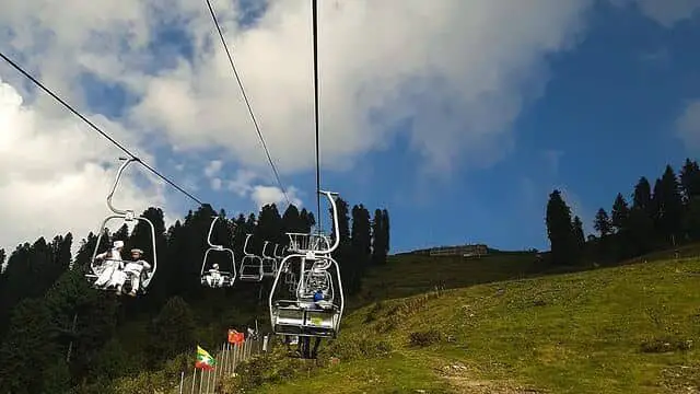 Chairlift Ride at Malam Jabba Ski-Resort